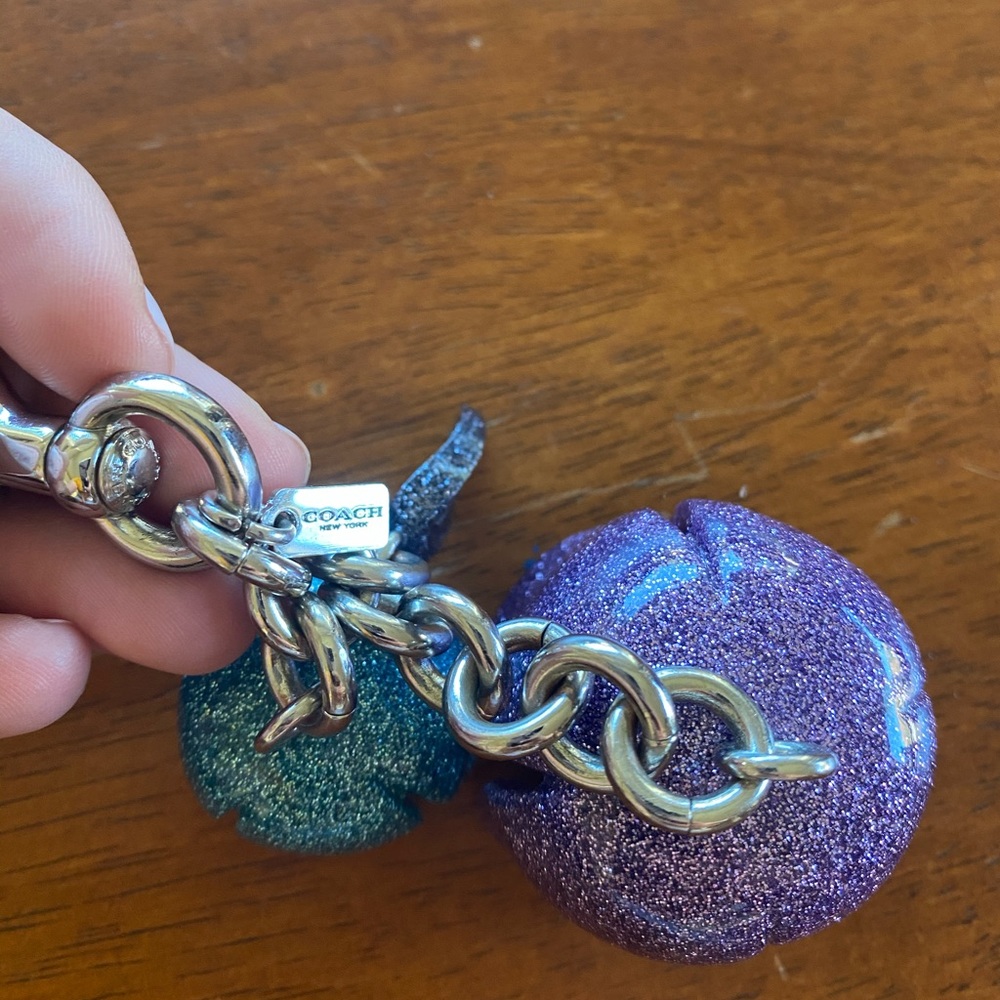Coach Flower Keychain